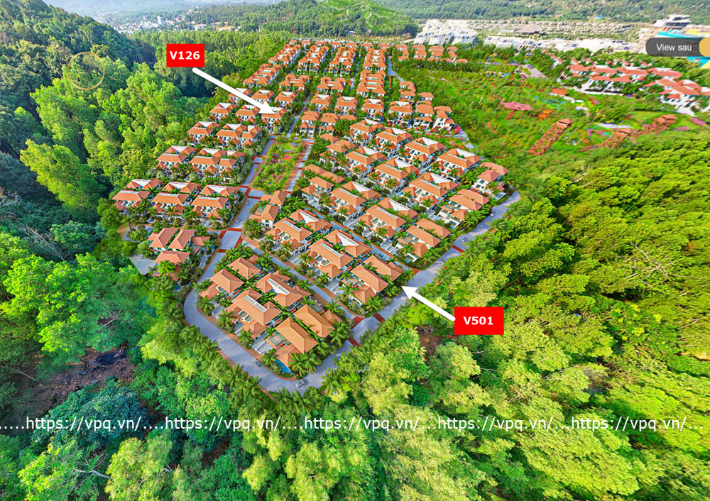 V501 trong hình quét 360 độ Sun Tropical Village