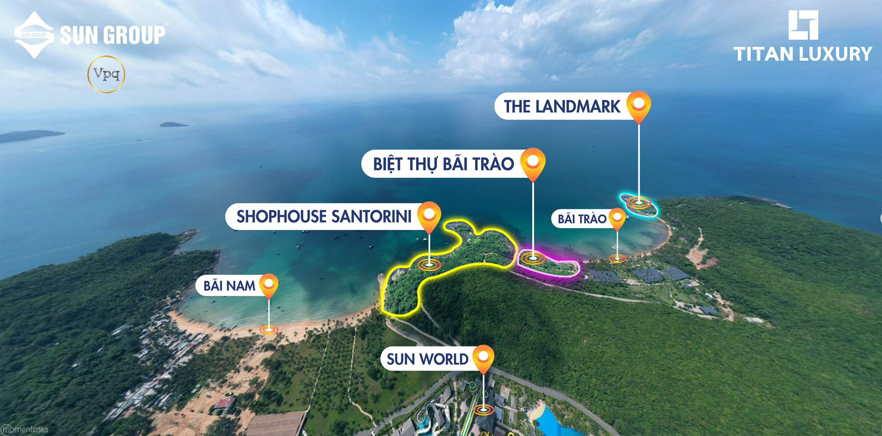 Vị trí dự án Shophouse phong cách Santorini Hòn Thơm