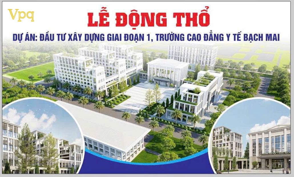 Phối cảnh trường cao đẳng Y Tế Bạch Mai H&agrave; Nam