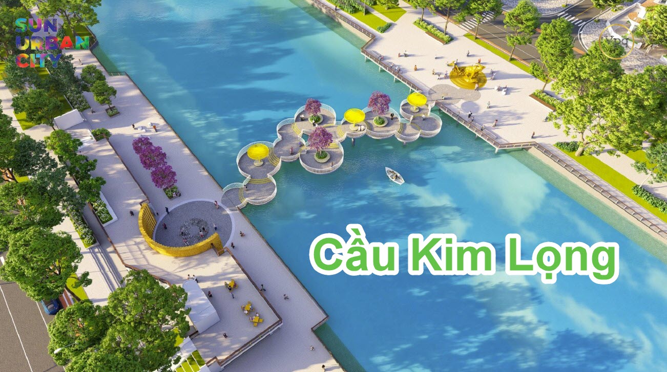 Phối cảnh cầu Kim Tiền mang bản sắc văn h&oacute;a của H&agrave; Nam