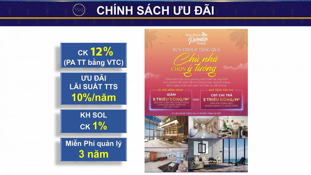 Chính sách bán hàng The Sailing Bay Hòn Thơm