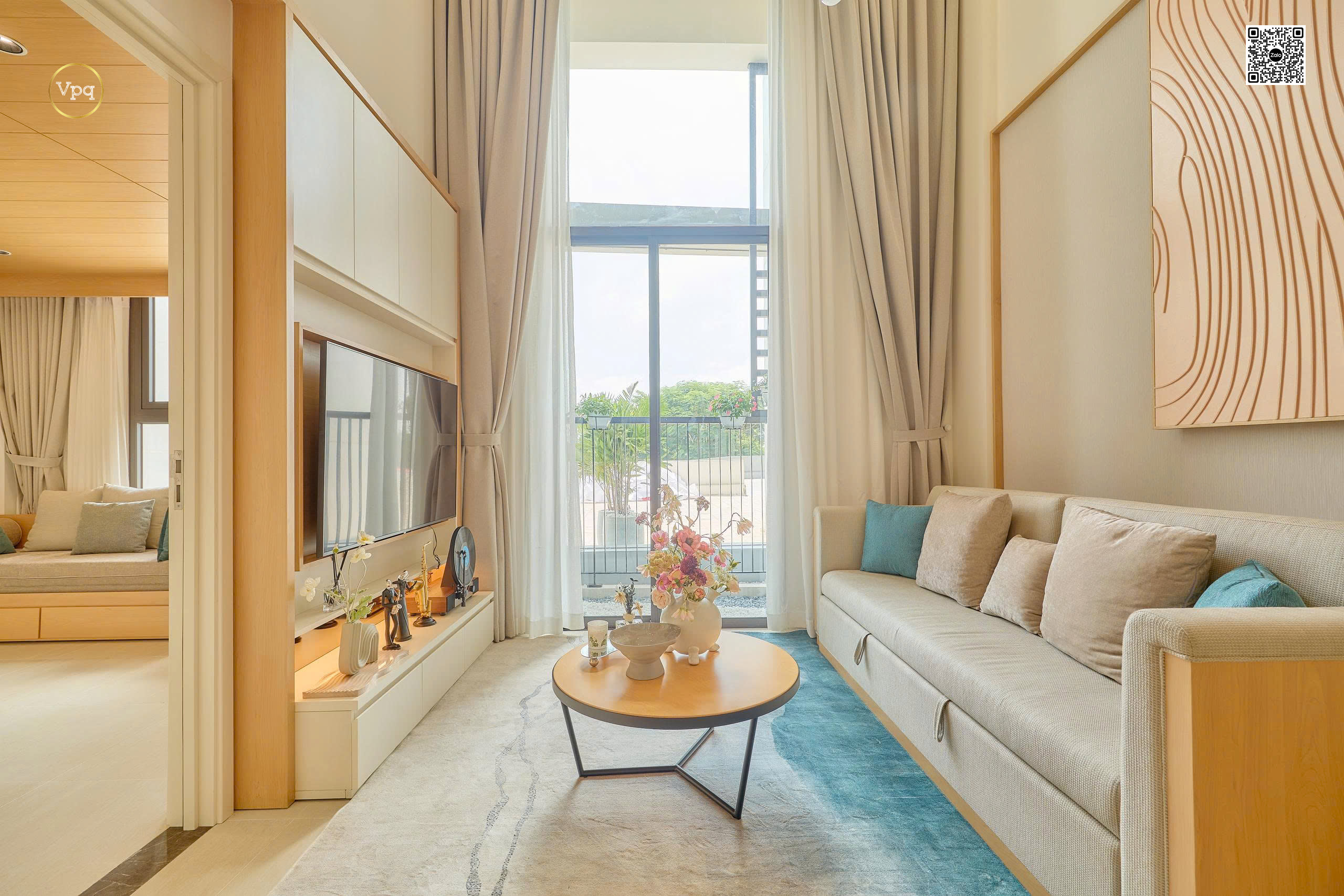 Căn hộ mẫu chung cư 2 ngủ Sun Urban City cho thu&ecirc; - Ảnh 10