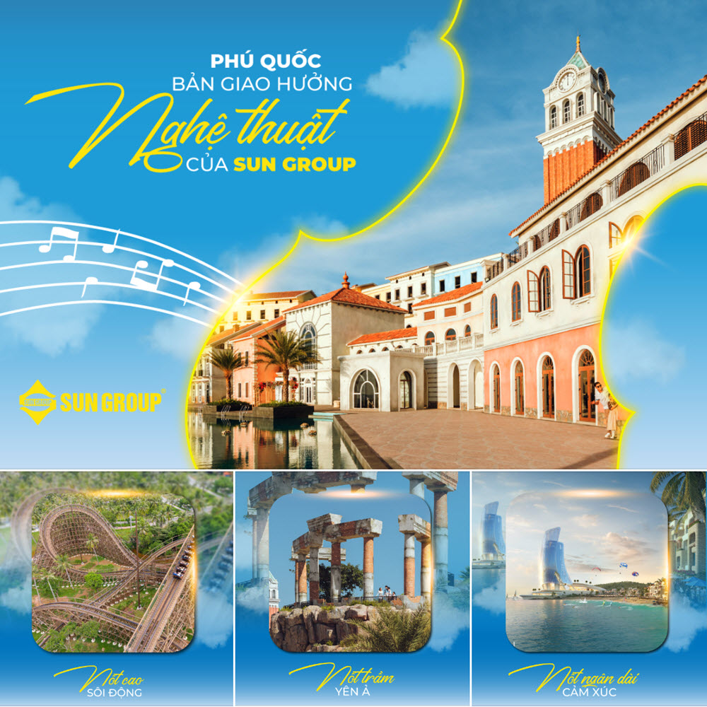Phú Quốc - bản giao hưởng nghệ thuật hoàn hảo Sun Group