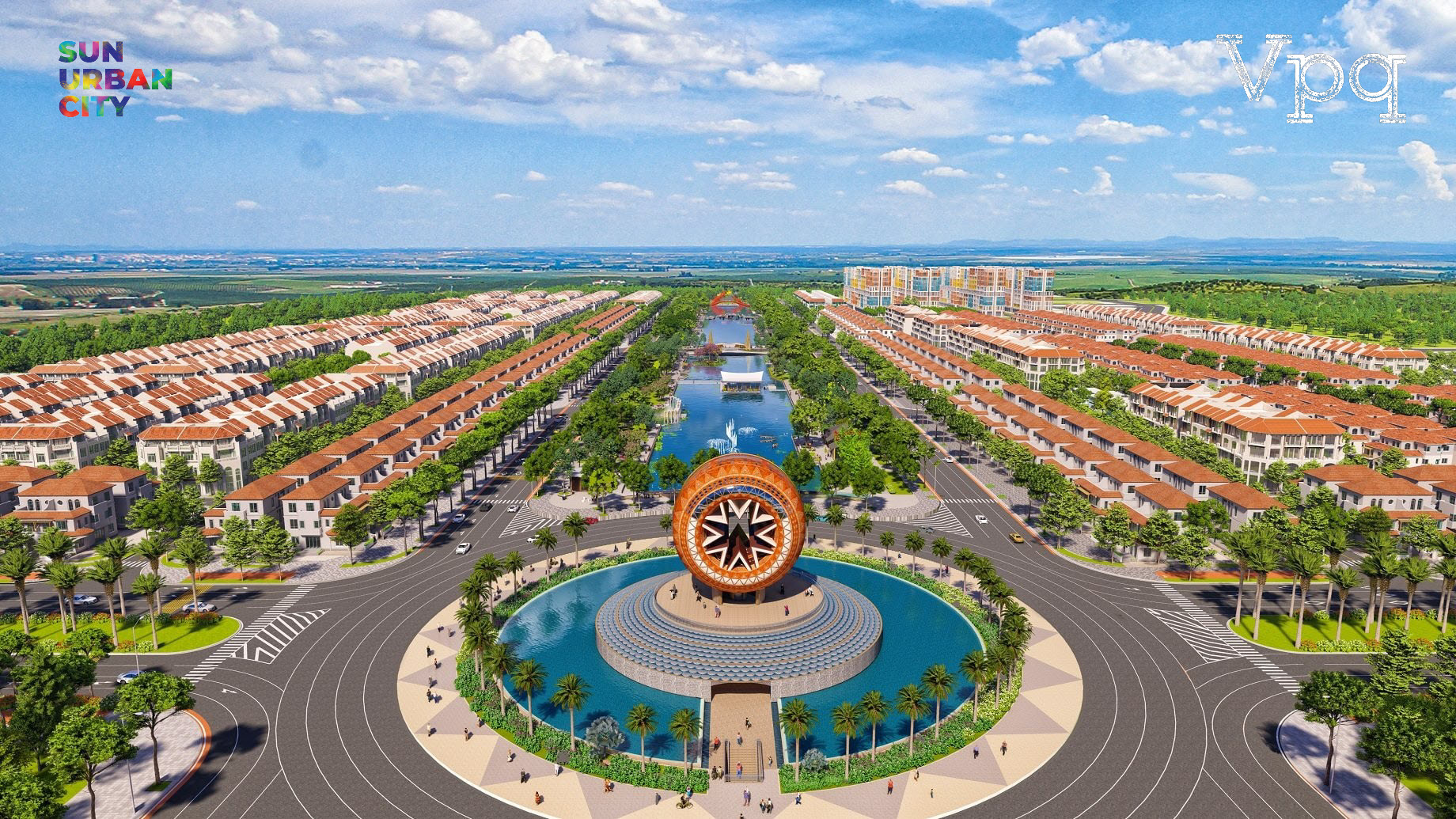 Phối cảnh công viên lễ hội Sun Group Hà Nam