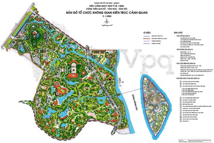 C&ocirc;ng vi&ecirc;n Lịch sử - Văn h&oacute;a D&acirc;n tộc bước v&agrave;o giai đoạn quy hoạch mới