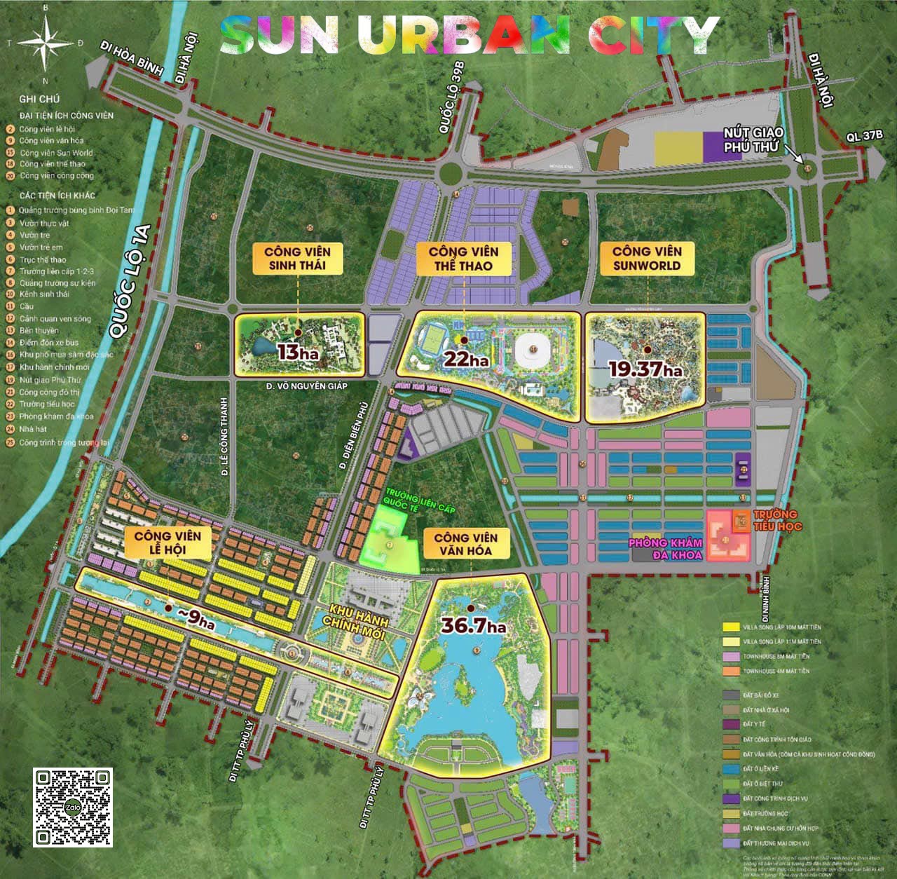 Hệ thống tiện &iacute;ch tại Sun Urban City đ&aacute;p ứng đa dạng nhu cầu của cư d&acirc;n