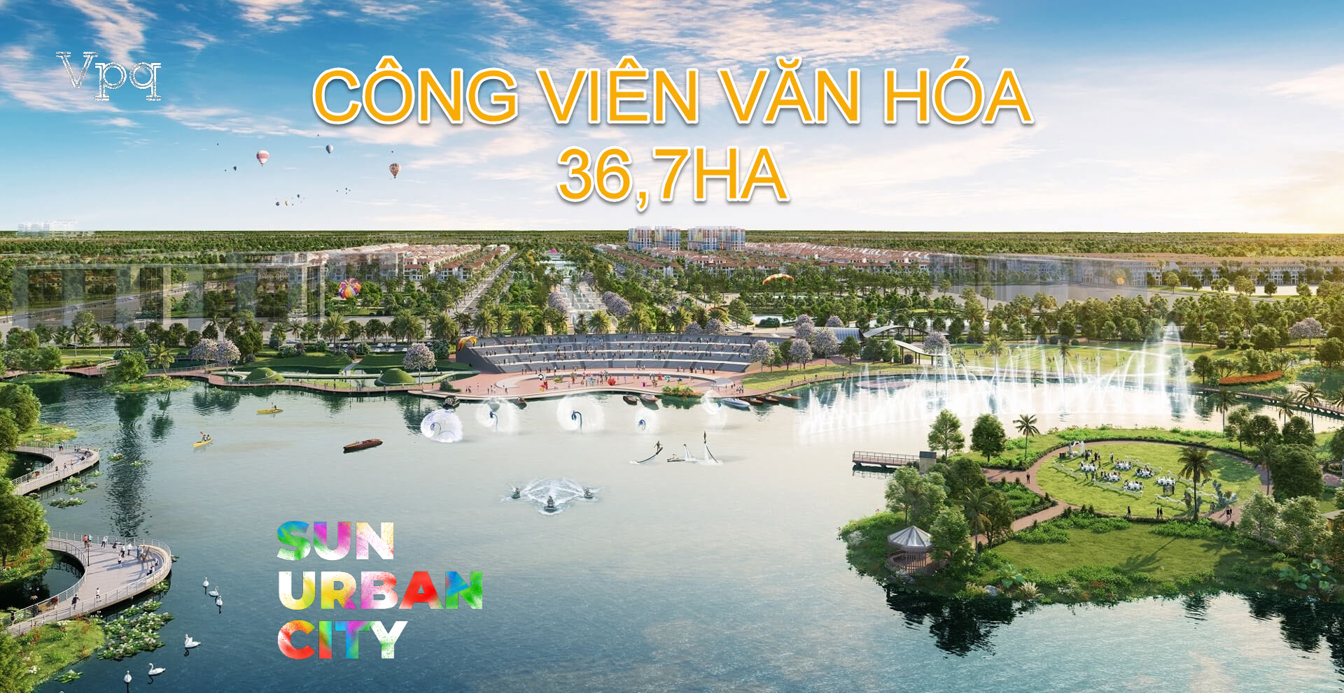 Công viên văn hóa với nhiều trải nghiệm hấp dẫn