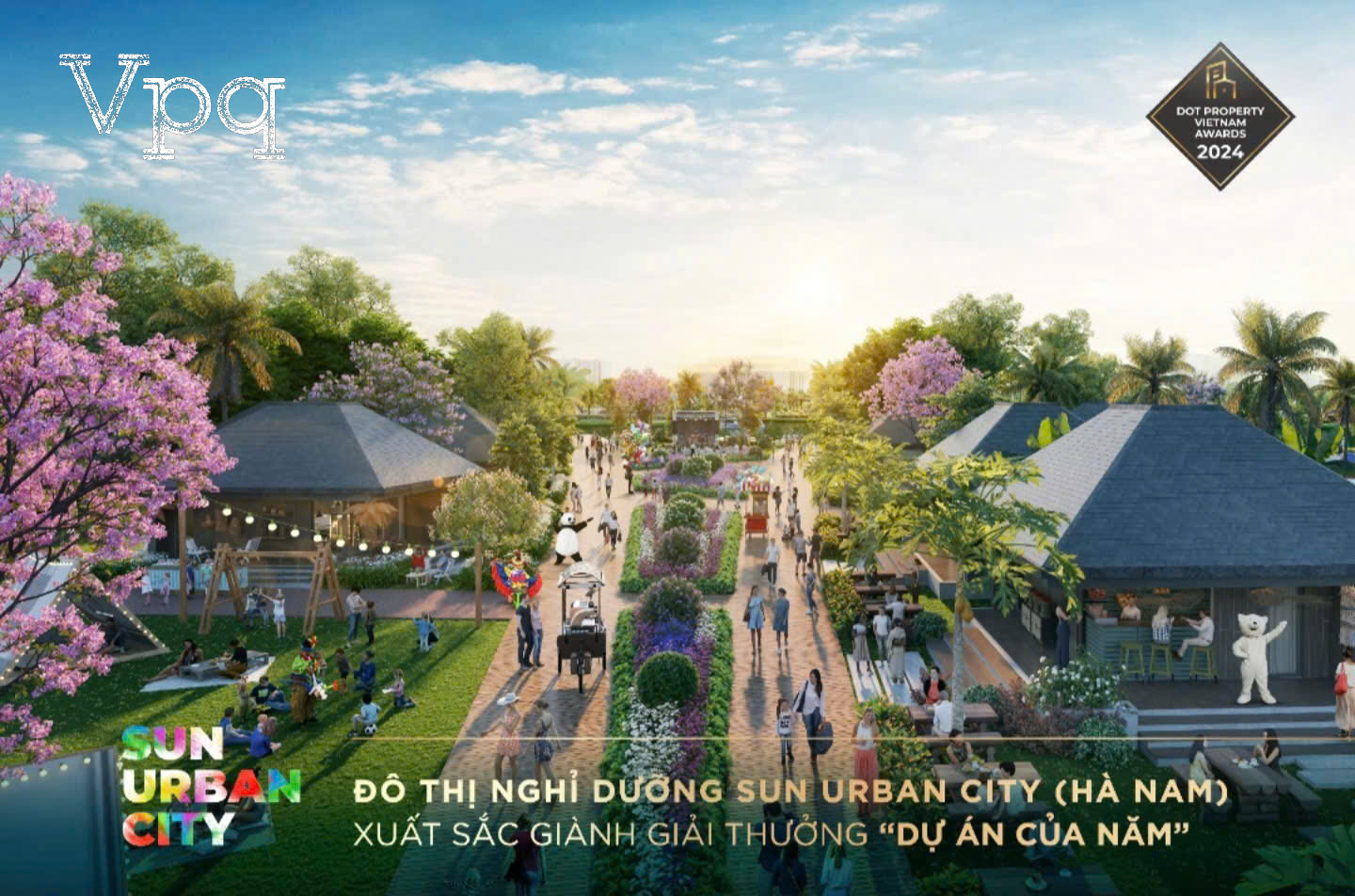 Sun Urban City c&oacute; mật độ x&acirc;y dựng chỉ 18%, c&acirc;y xanh mặt nước l&ecirc;n đến 200ha