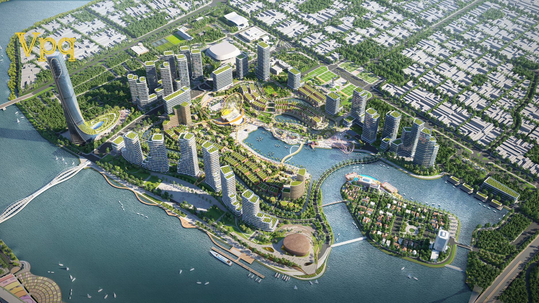 Phối cảnh thiết kế toàn cảnh dự án Da Nang Downtown