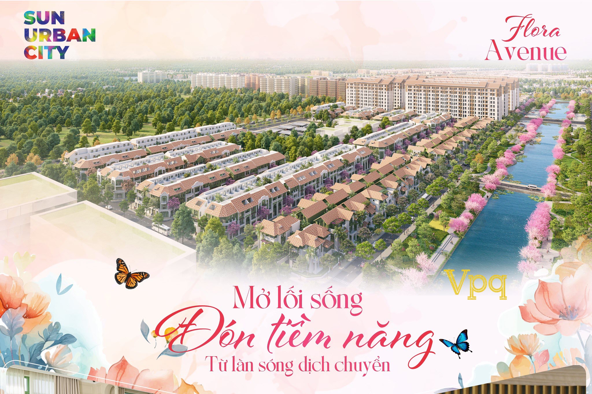 Flora Avenue - Mở lối đ&oacute;n tiềm năng từ l&agrave;n s&oacute;ng dịch chuyển