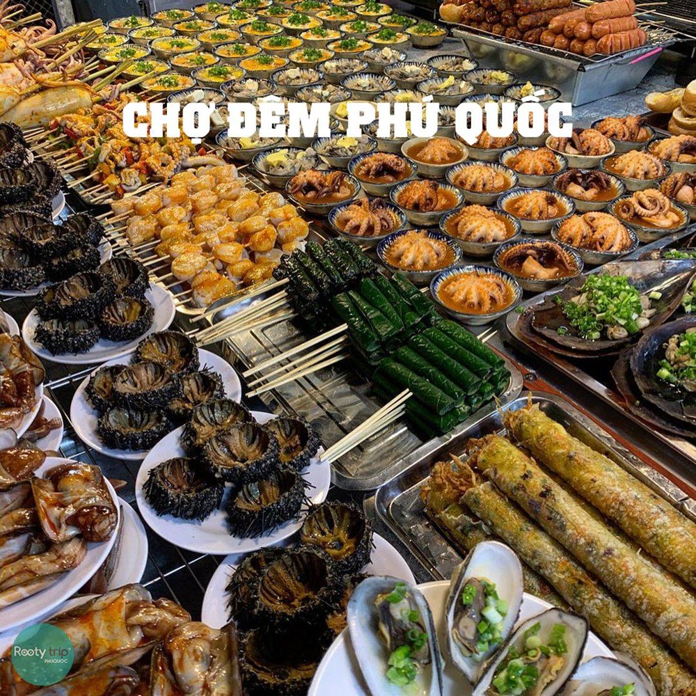 Những m&oacute;n ăn tại Chợ Đ&ecirc;m Ph&uacute; Quốc