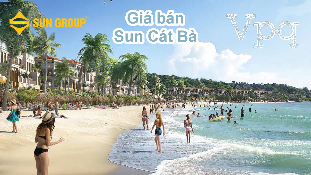 Phối cảnh vịnh biển trung tâm Sun Group Cát Bà