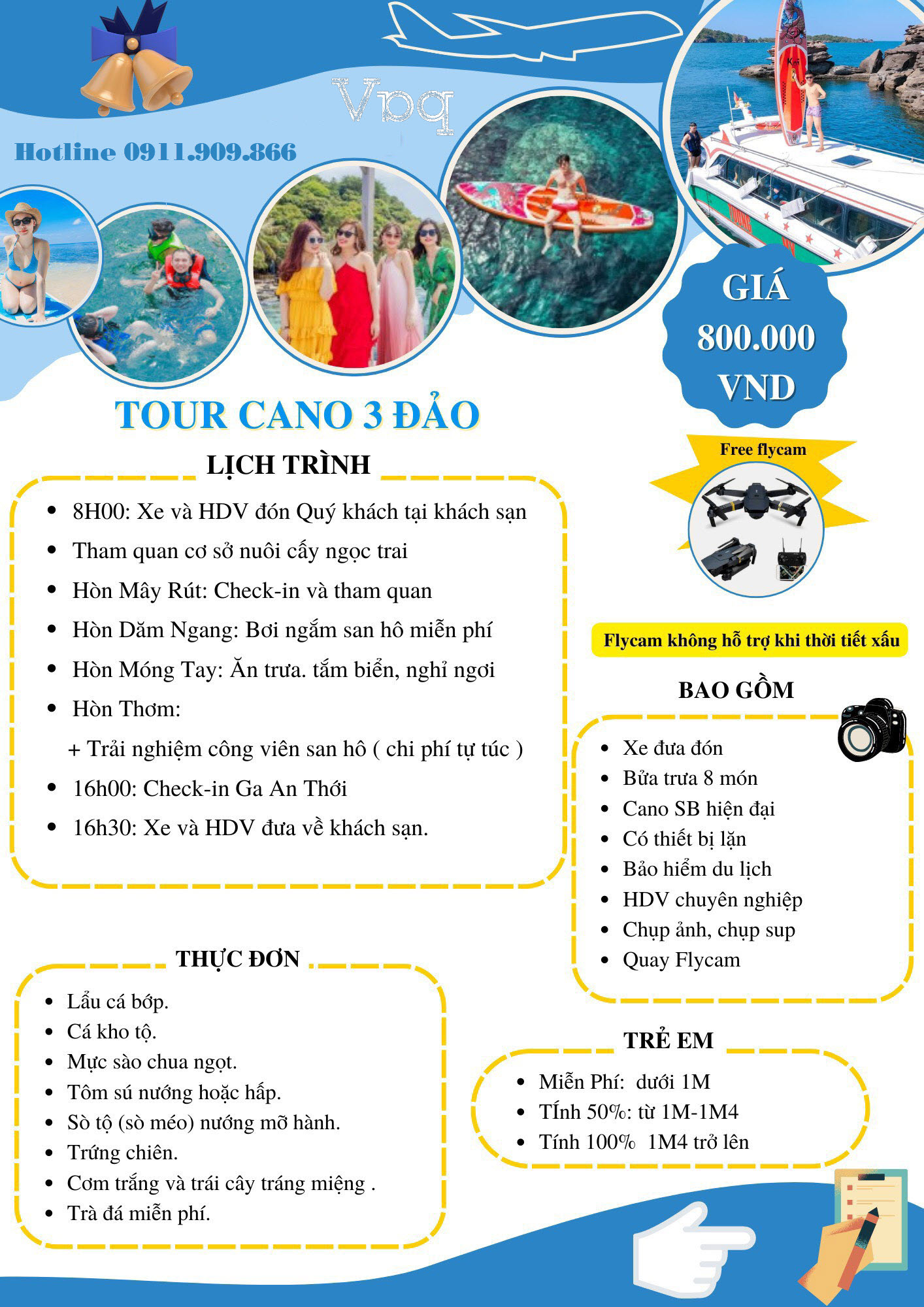 G&oacute;i tour 3 đảo Ph&uacute; Quốc 2023