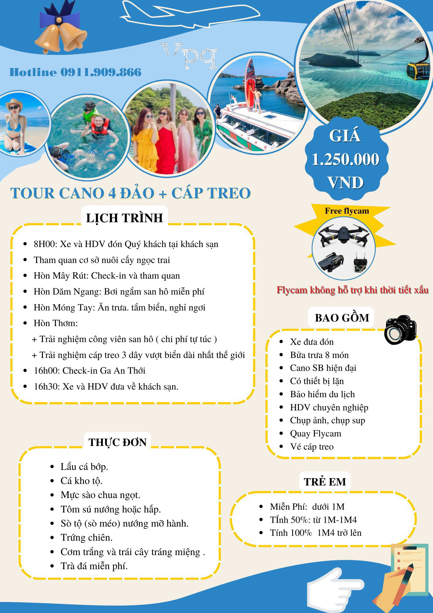 G&oacute;i tour đi 4 đảo Ph&uacute; Quốc 2023