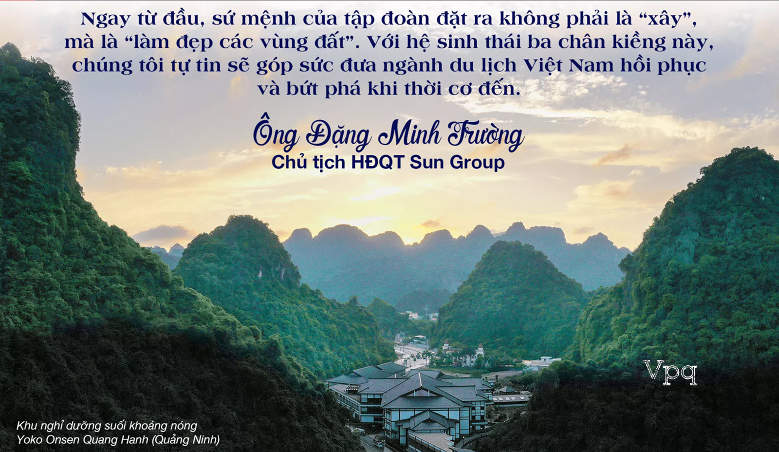 Chia sẻ của chủ tịch tập đo&agrave;n Sun Group về hệ sinh th&aacute;i 3s