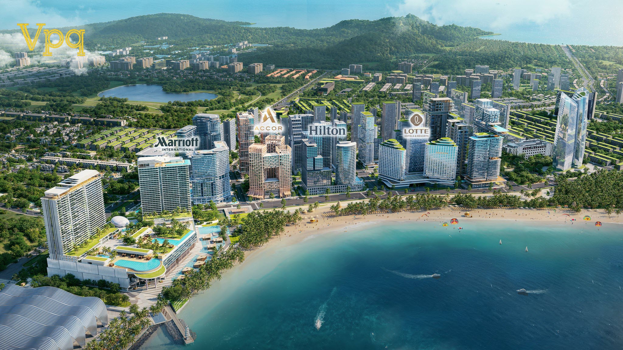Th&agrave;nh phố kh&aacute;ch sạn 5 sao B&atilde;i Đất Đỏ, Ph&uacute; Quốc