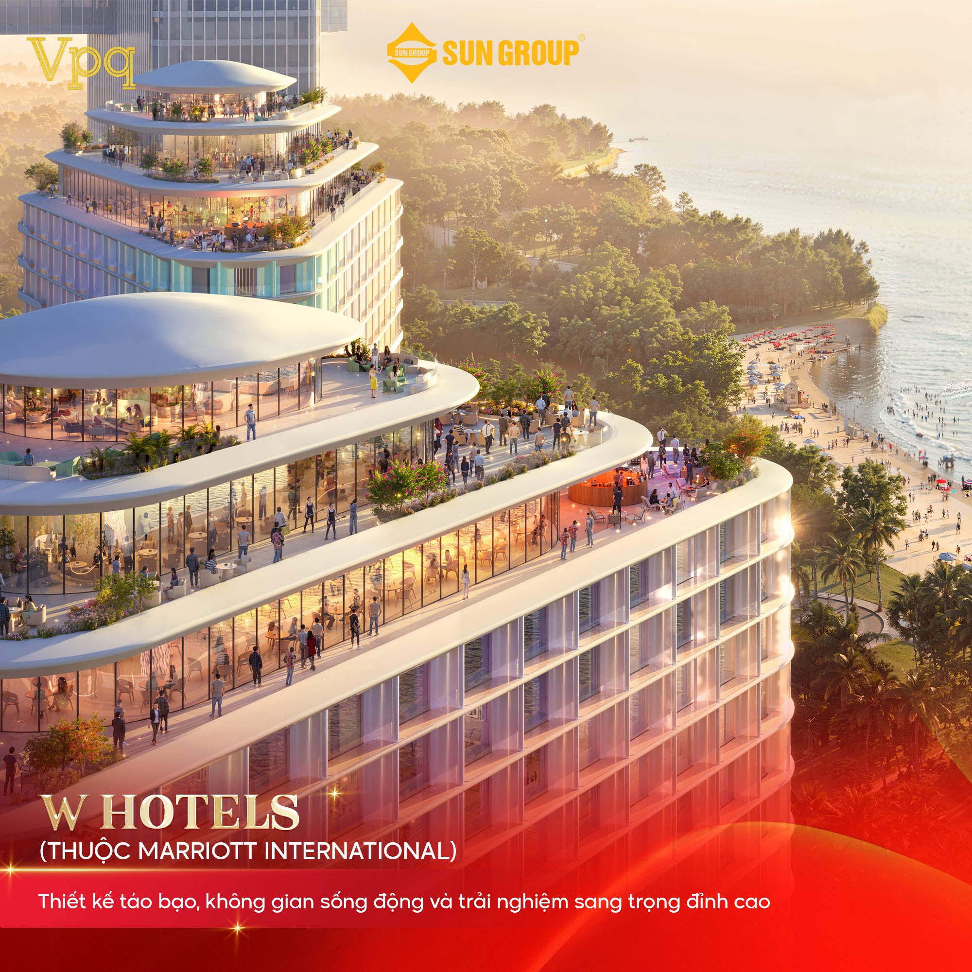 W hotels b&atilde;i đất đỏ