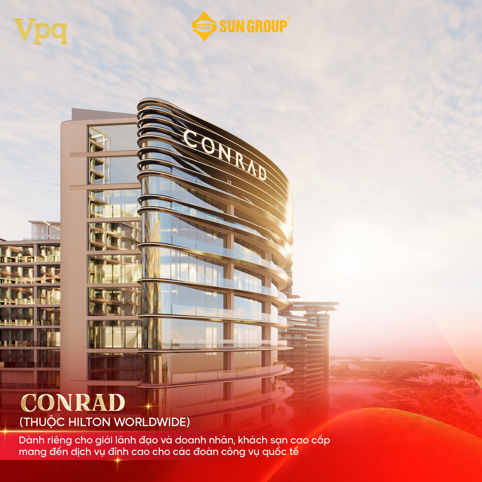 Kh&aacute;ch sạn Conrad B&atilde;i Đất Đỏ