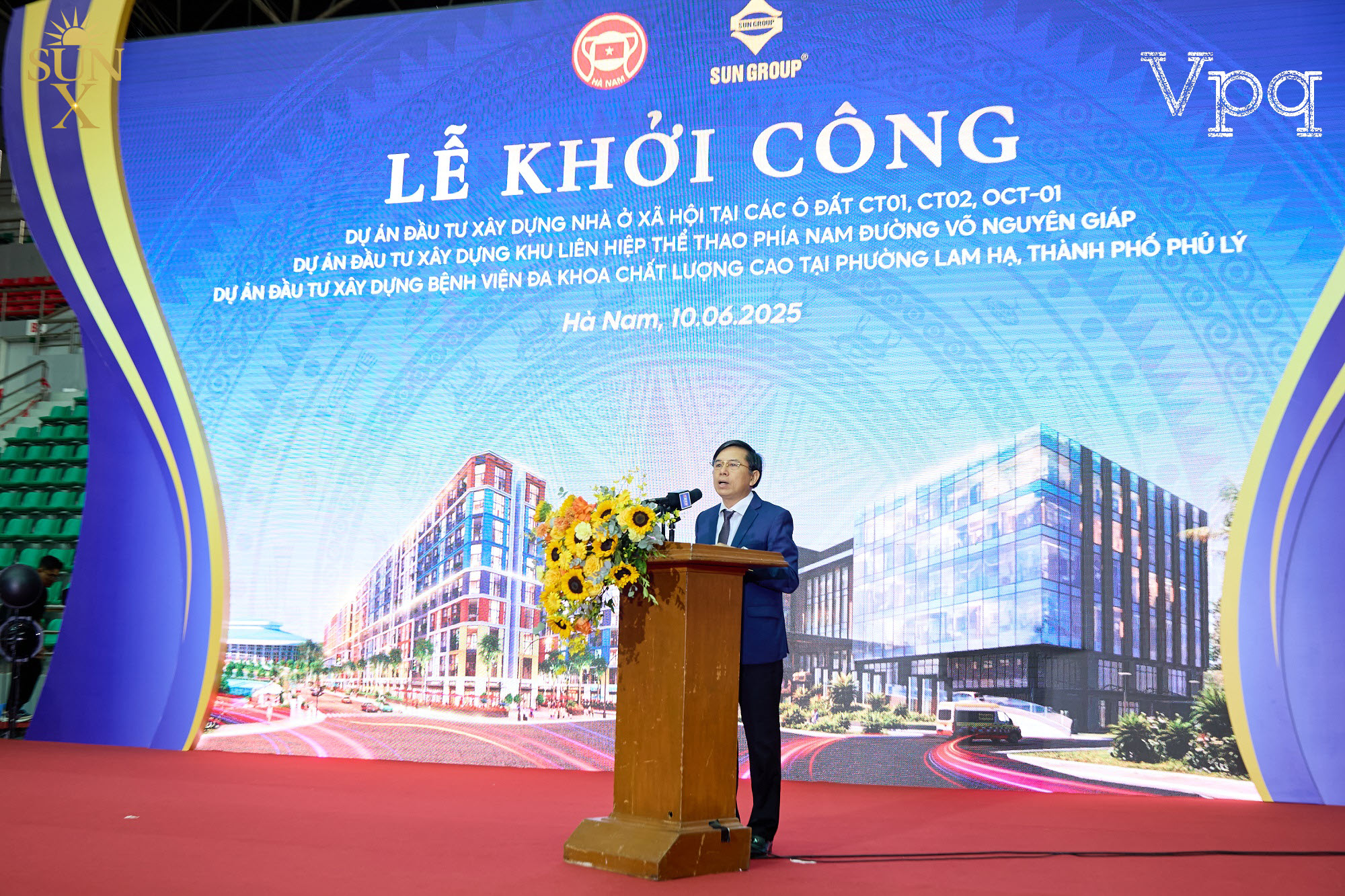 Phó Chủ tịch UBND tỉnh Hà Nam Trần Xuân Dưỡng phát biểu tại sự kiện
