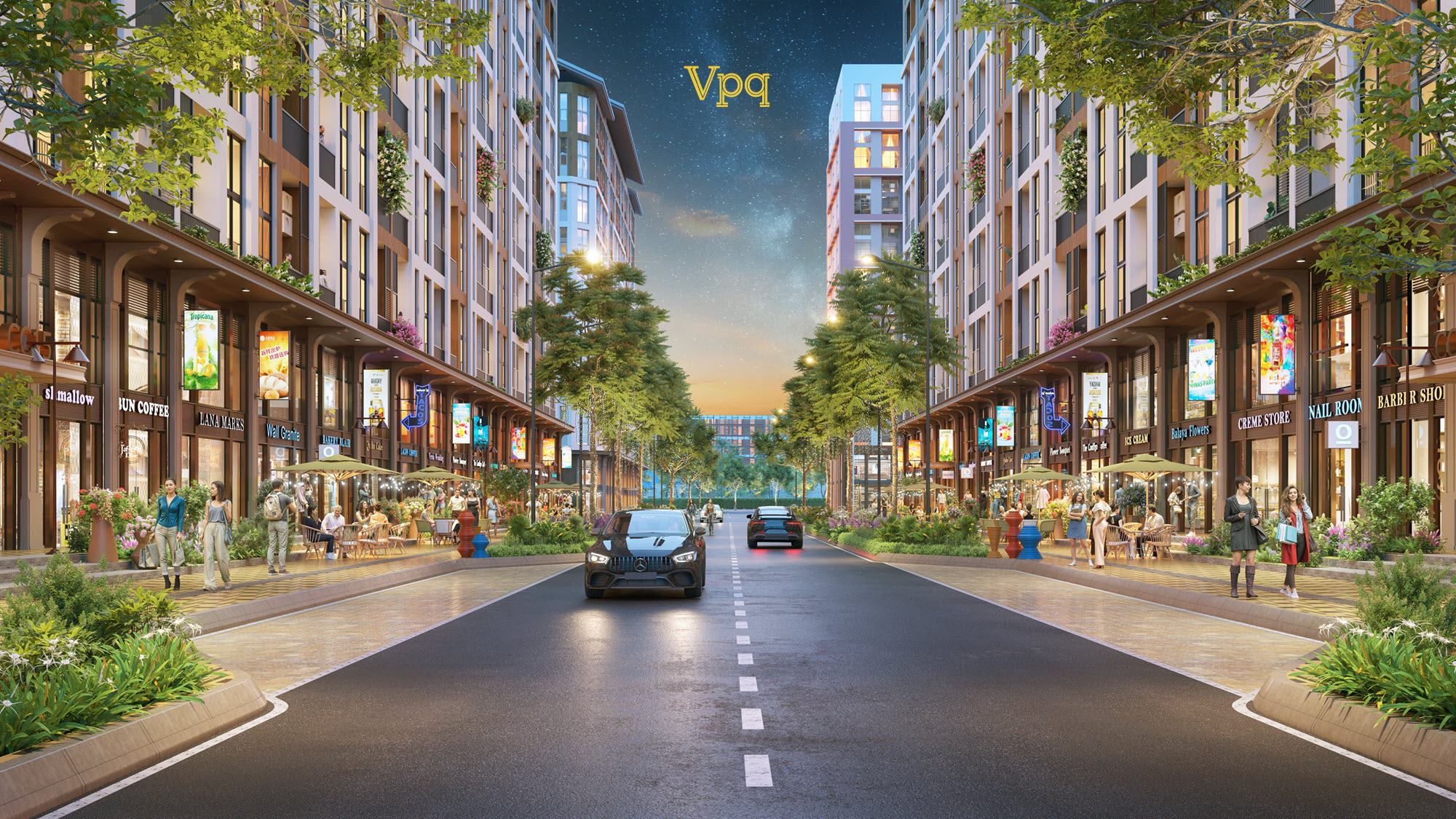 Phối cảnh căn hộ khối đế tòa Park Residence Hà Nam