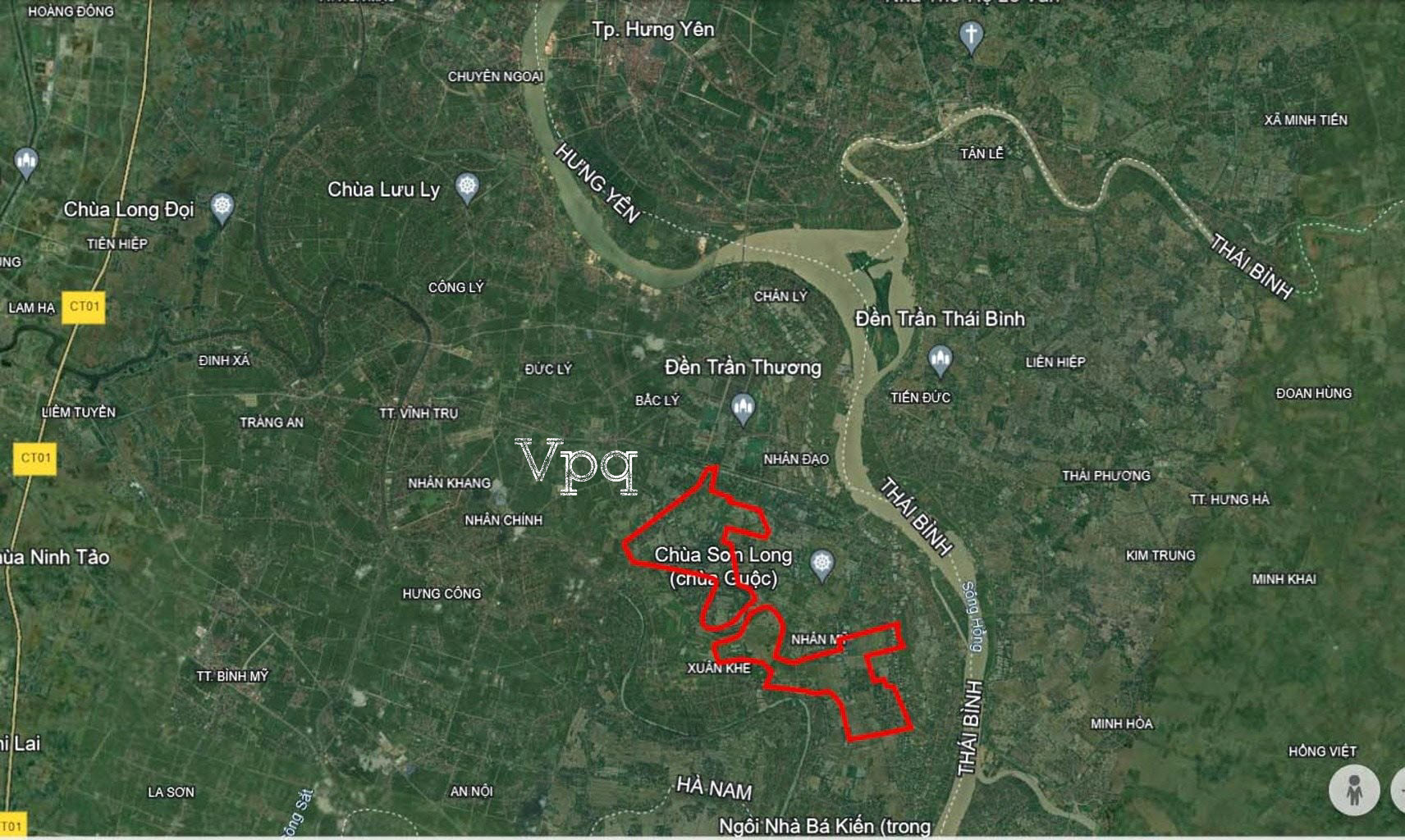 Vị trí Khu Công nghệ cao Hà Nam có quy mô diện tích 663,19 ha