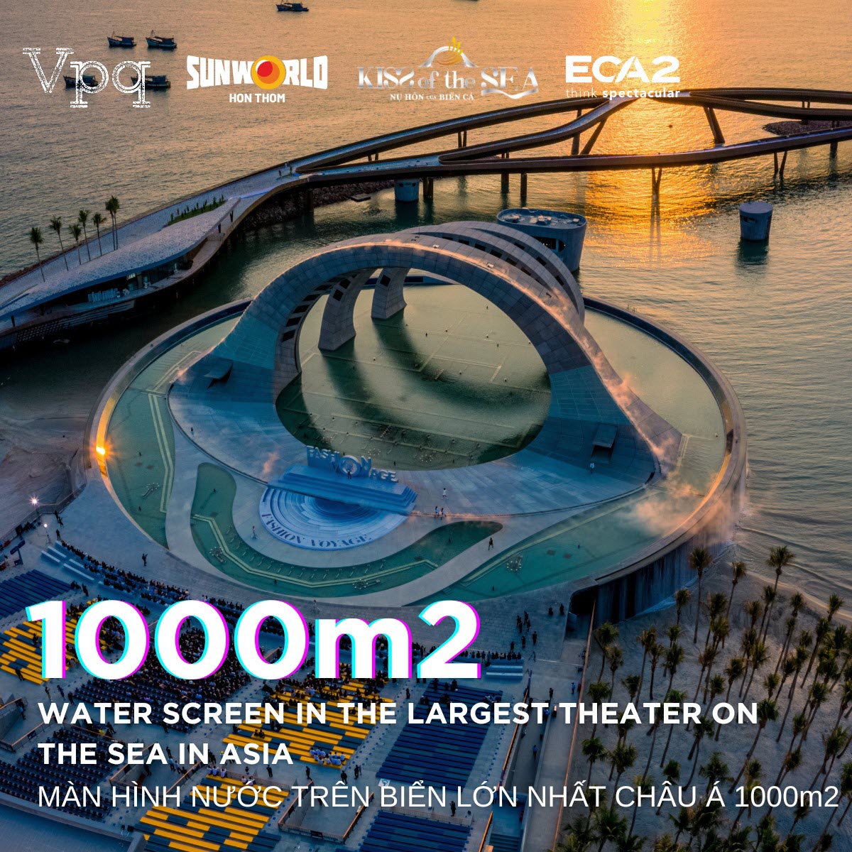 Thiết kế s&acirc;n khấu Kiss Of The Sea Ph&uacute; Quốc