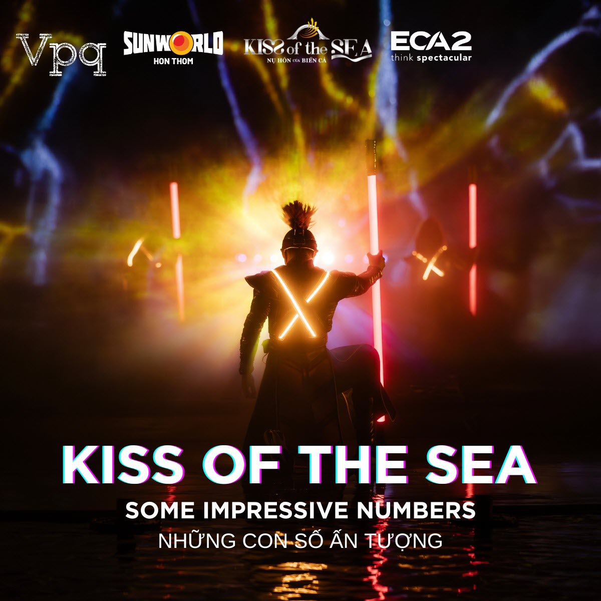 Vũ công biểu diễn tại Kiss Of The Sea