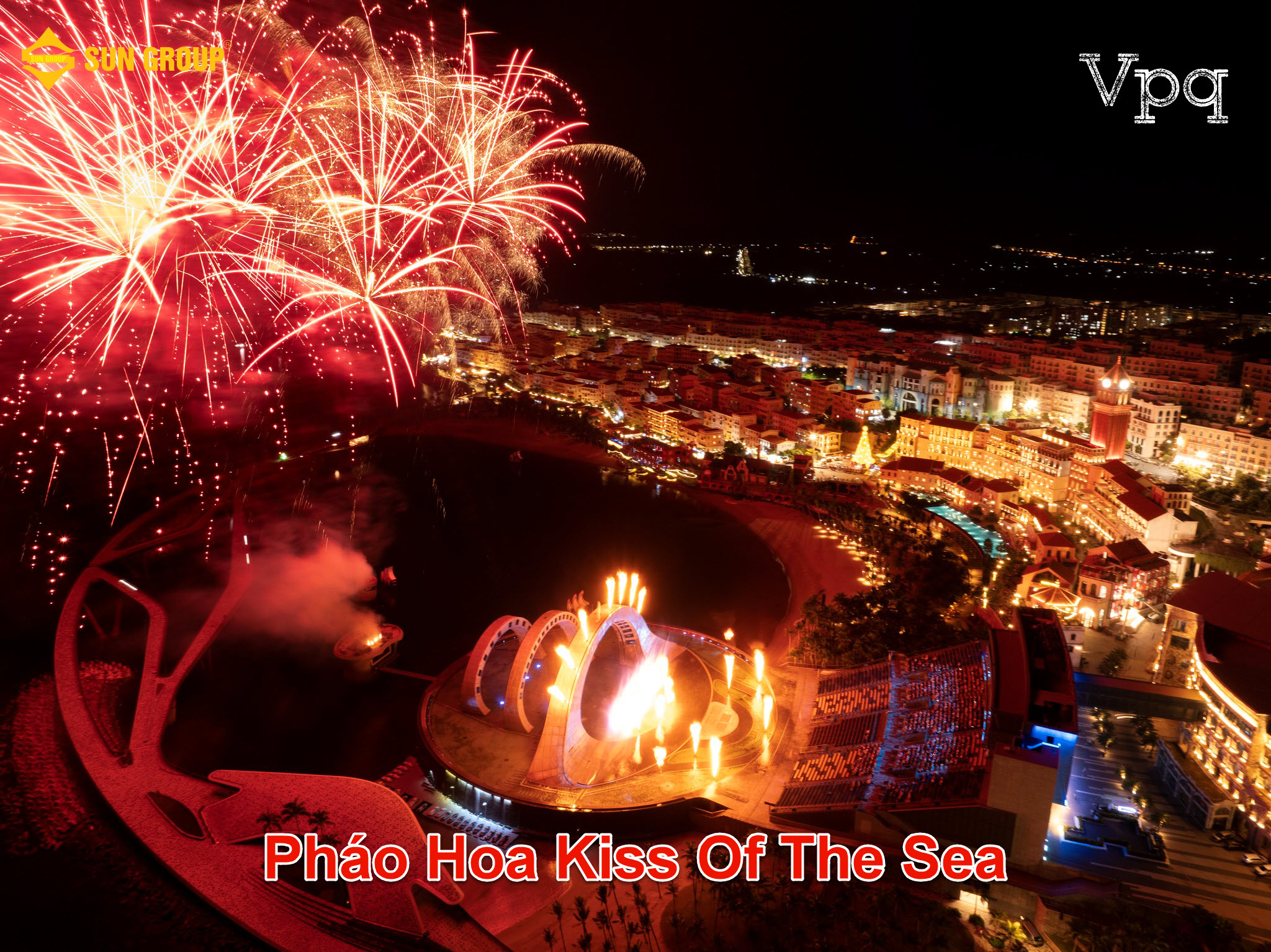 M&agrave;n bắn ph&aacute;o hoa ho&agrave;nh tr&aacute;ng tại Kiss Of The Sea