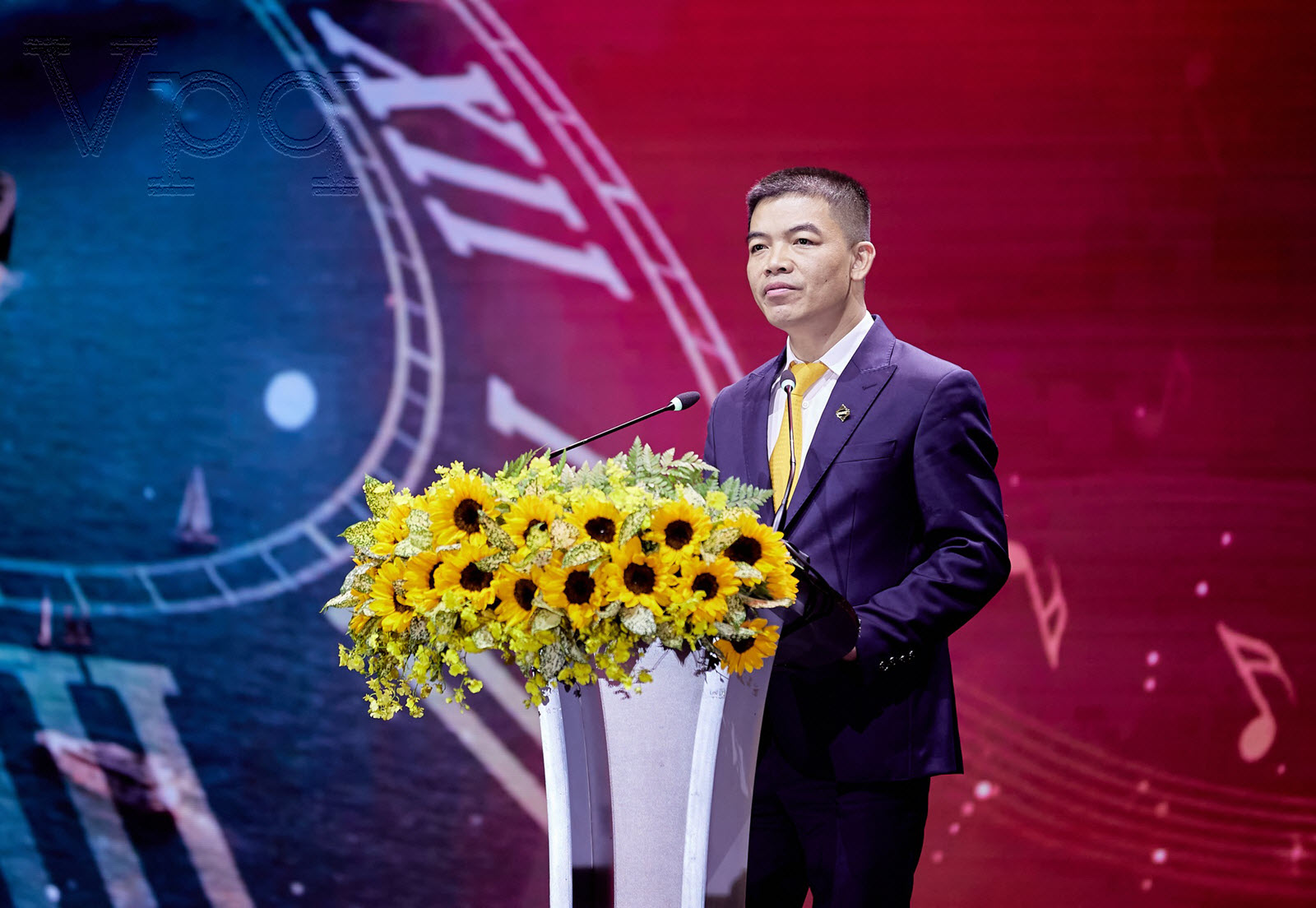 &Ocirc;ng Phạm Quốc Qu&acirc;n - Đại diện Sun Group Ph&uacute; Quốc ph&aacute;t biểu tại sự kiện