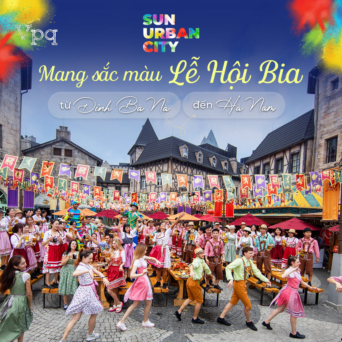 Màu sắc lễ hội bia từ đỉnh Bà Nà đến Hà Nam