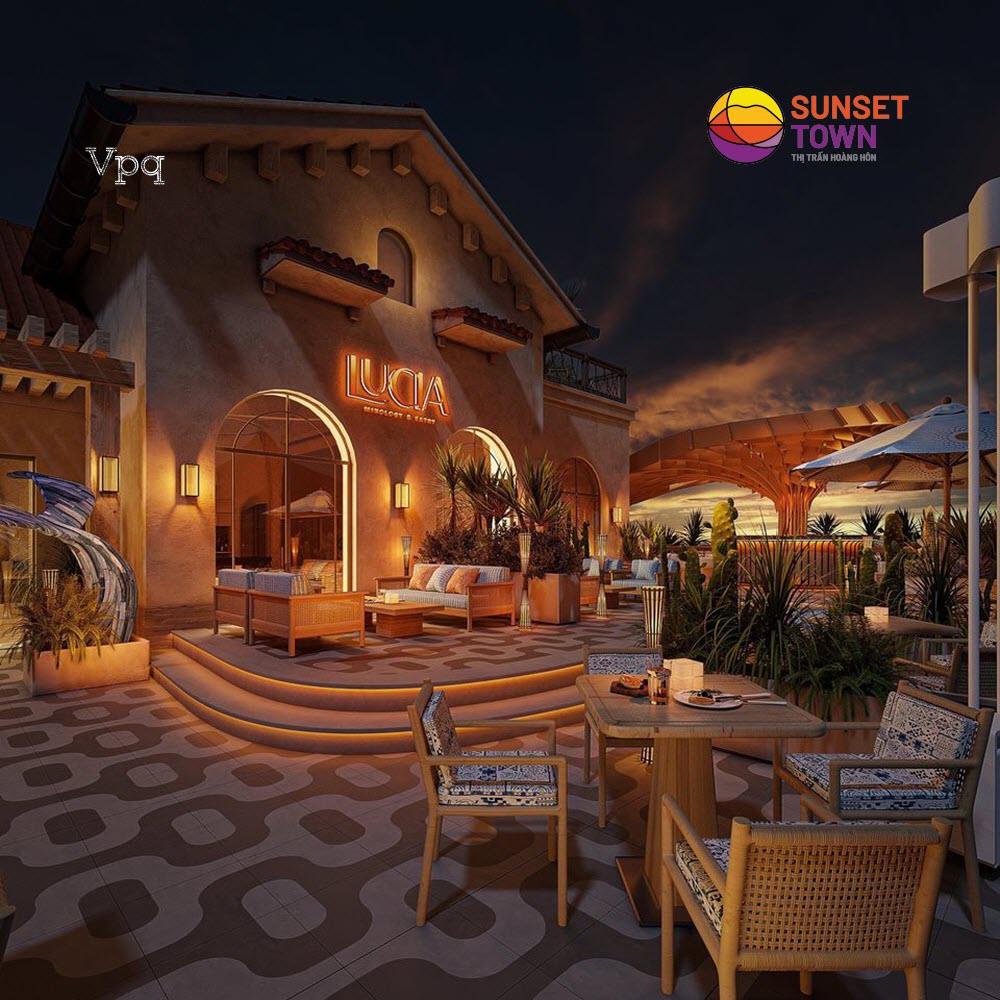 Kh&ocirc;ng gian bar, lounge Lucia Mixology & Eatery tại Sunset Town