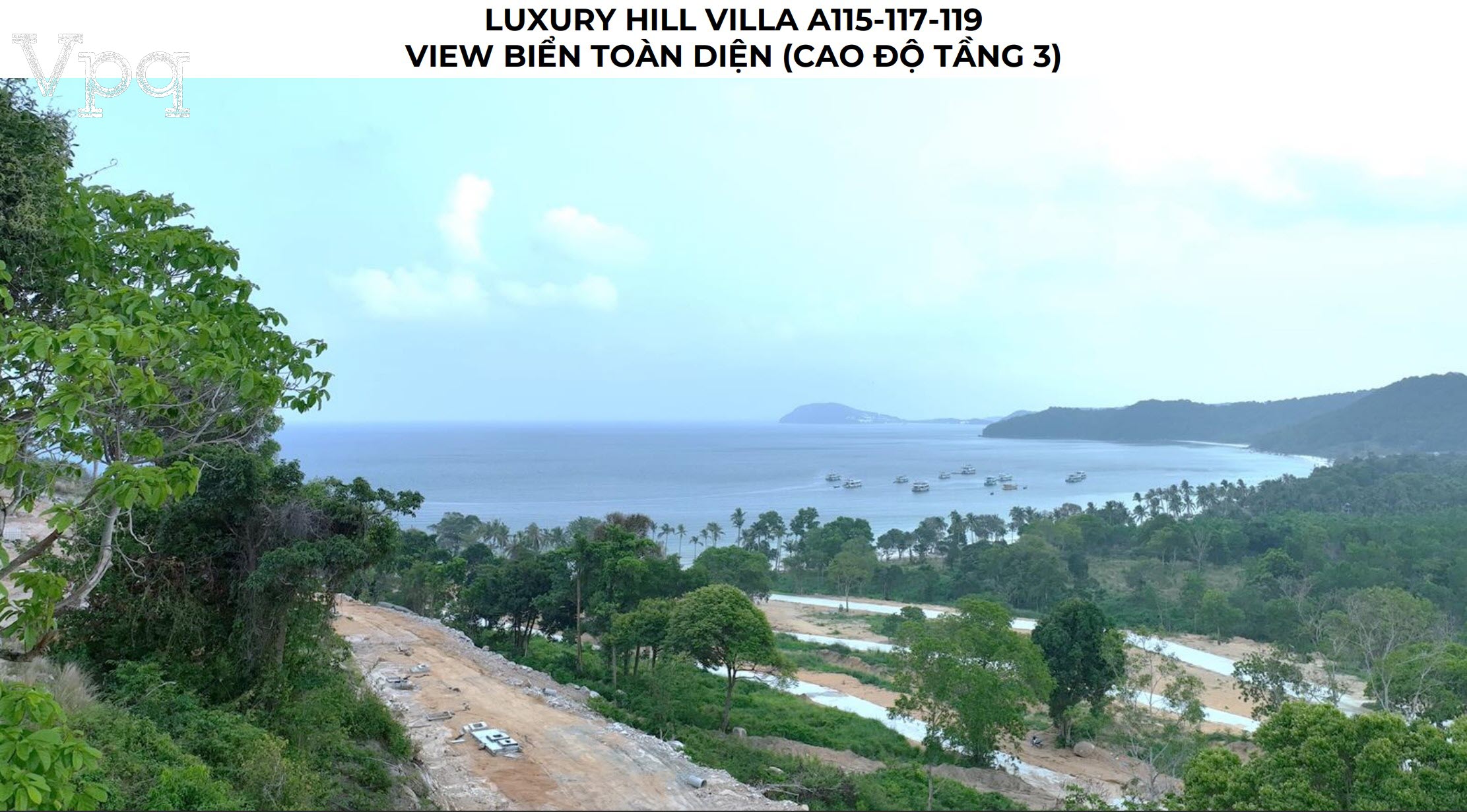 Luxury Hill Villa A115-A117-A119 view biển to&agrave;n diện (Cao độ tầng 3)