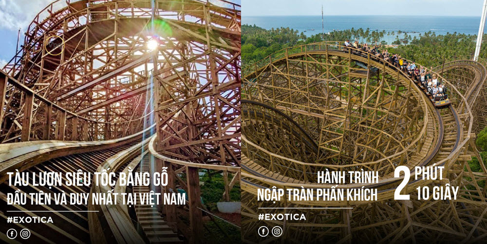 Mộc xà thịnh nộ sở hữu những cú nghiêng người tưởng như sắp bật tung khỏi đường ray khi tàu lượn vào vòng xoắn ốc
