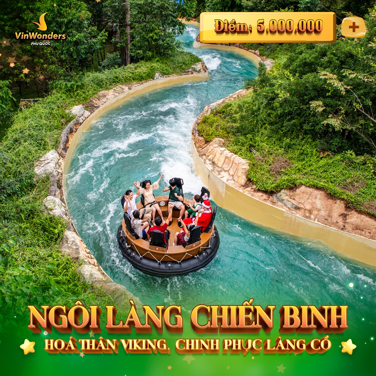 Khám phá ngôi làng chiến binh tại VinWonders Phú Quốc