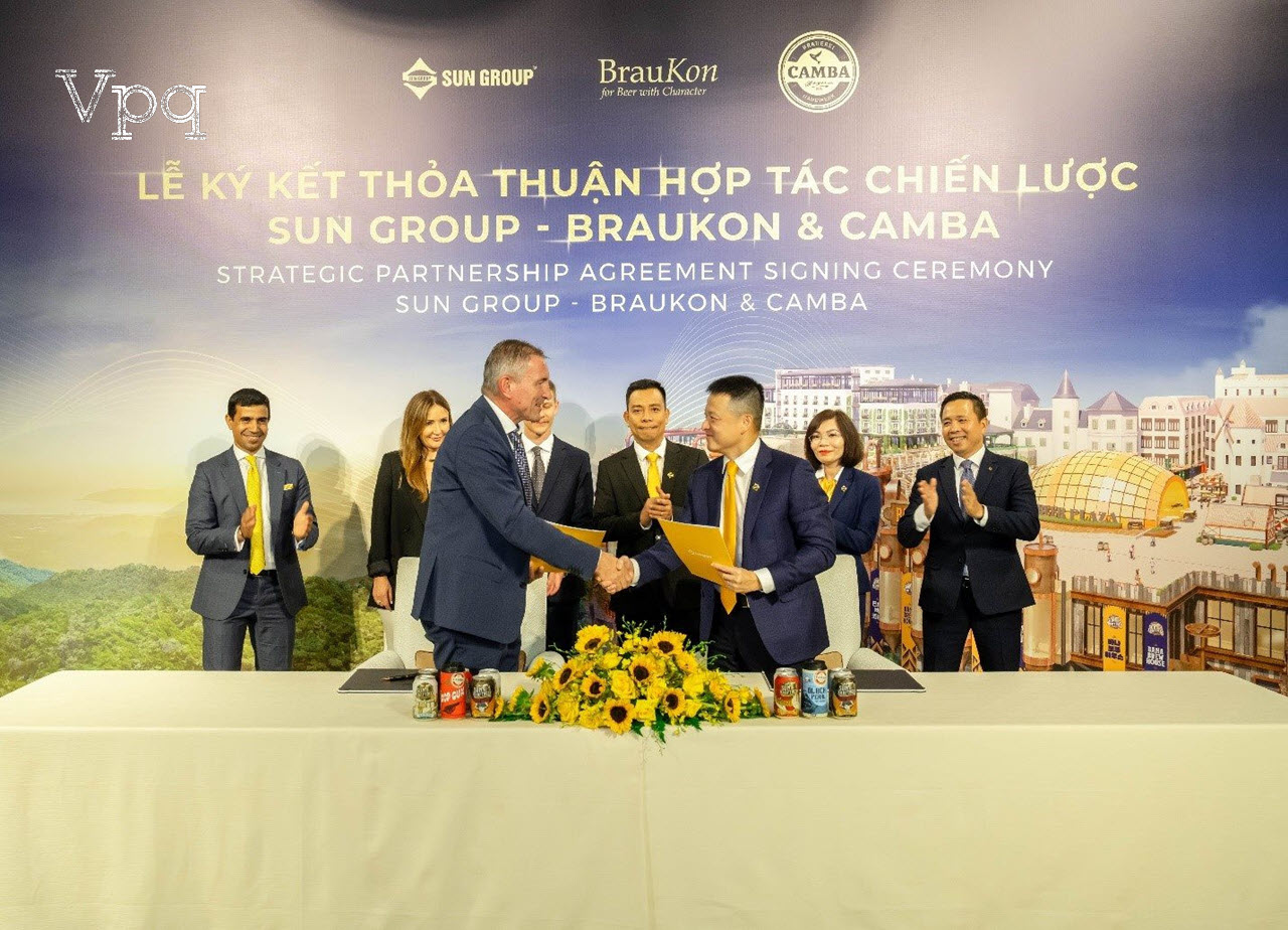 Buổi Lễ ký kết giữa Tập đoàn Sun Group và BrauKon & Camba diễn ra trang trọng và đầy gắn kết giữa hai bên