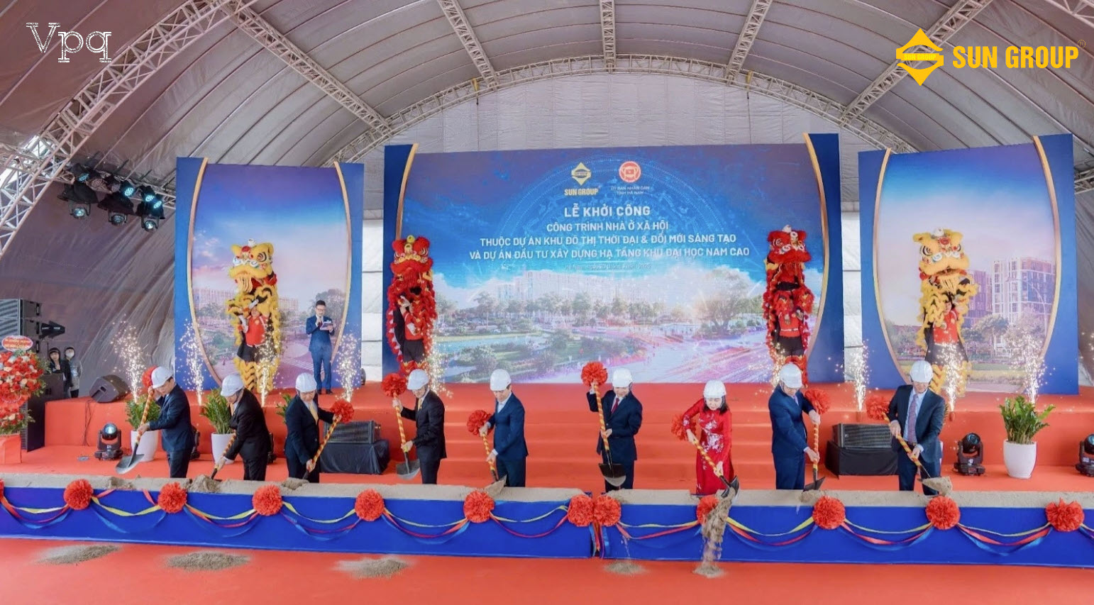 Lễ khởi công dự án nhà ở xã hội Sun Group sáng ngày 20/3