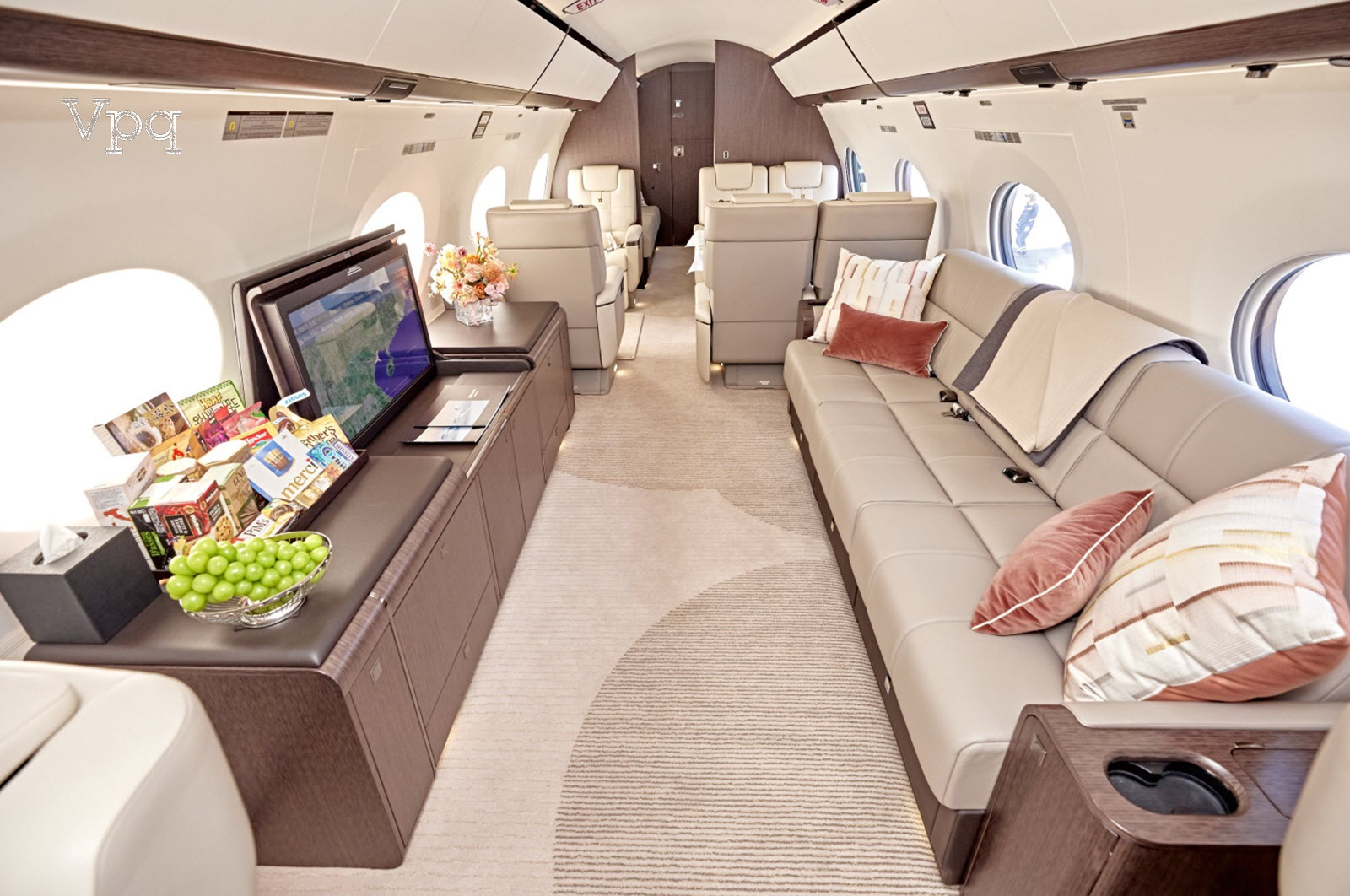 Kh&ocirc;ng gian nội thất G650ER Sun Air