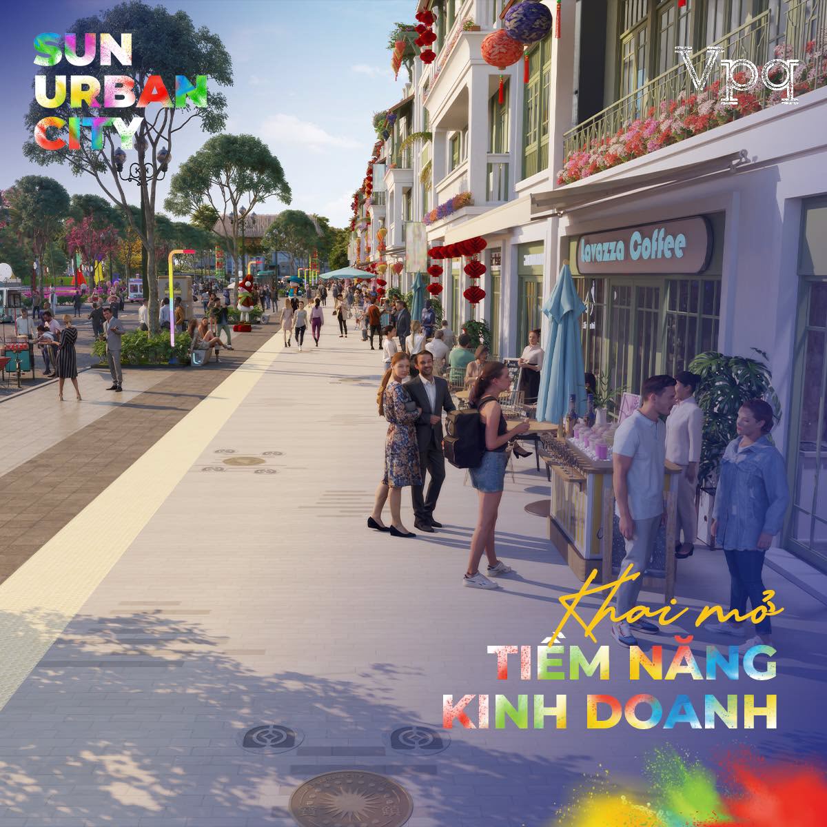 Phối cảnh nhà phố Townhouse mặt tiền 8m