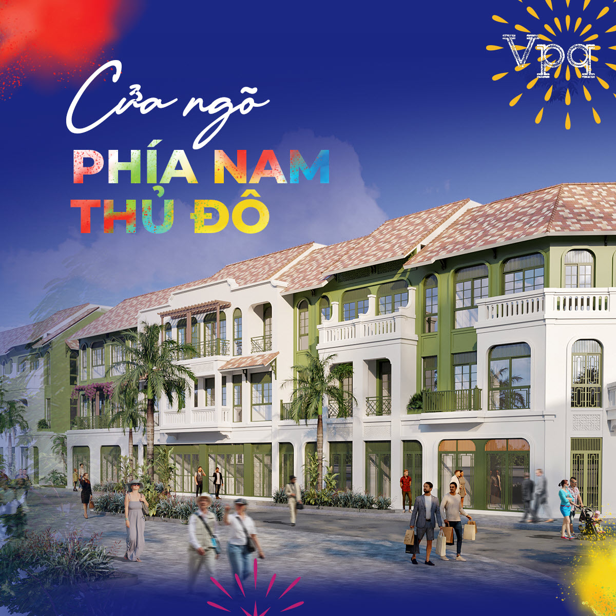 Trên một trục dọc mỗi townhouse, biệt thự tại phân khu Kim Ngân 1 sẽ mang một thiết kế riêng