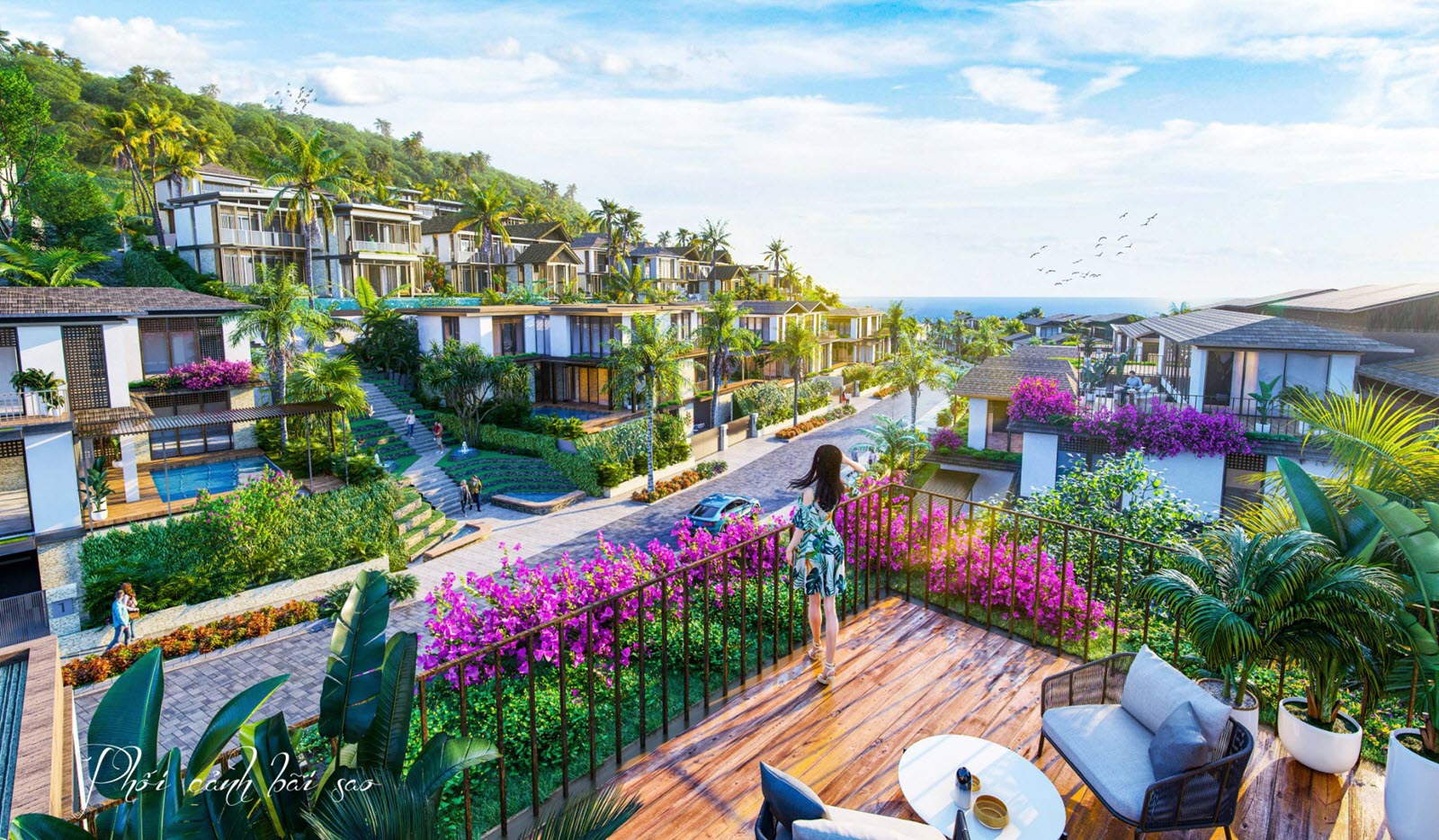 Phối cảnh sản phẩm biệt thự tại dự án Sun Group Bãi Sao