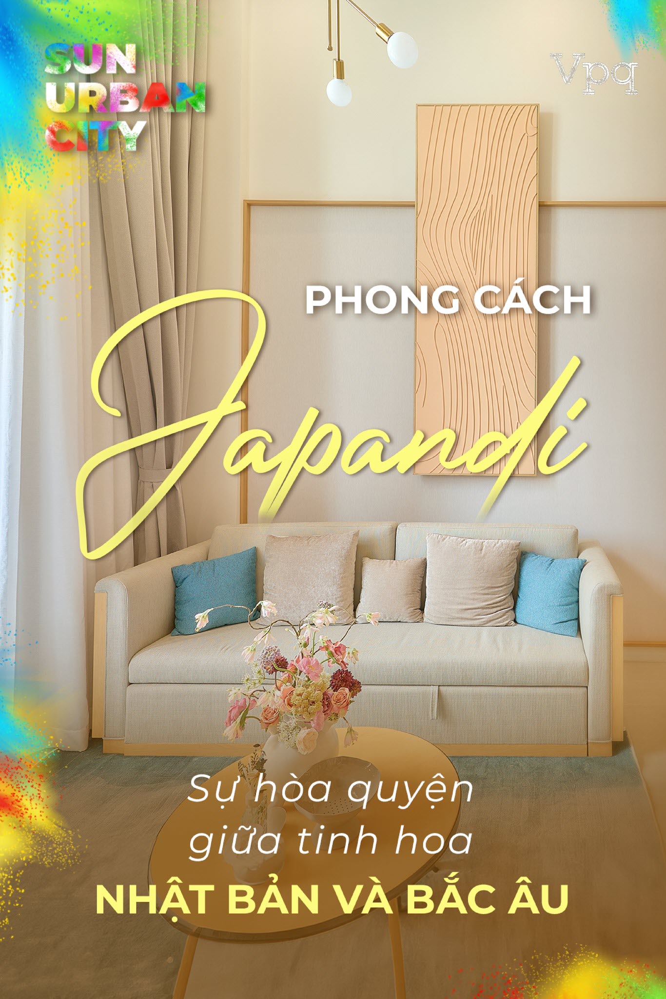 Phong c&aacute;ch Japandi căn hộ Art Residence