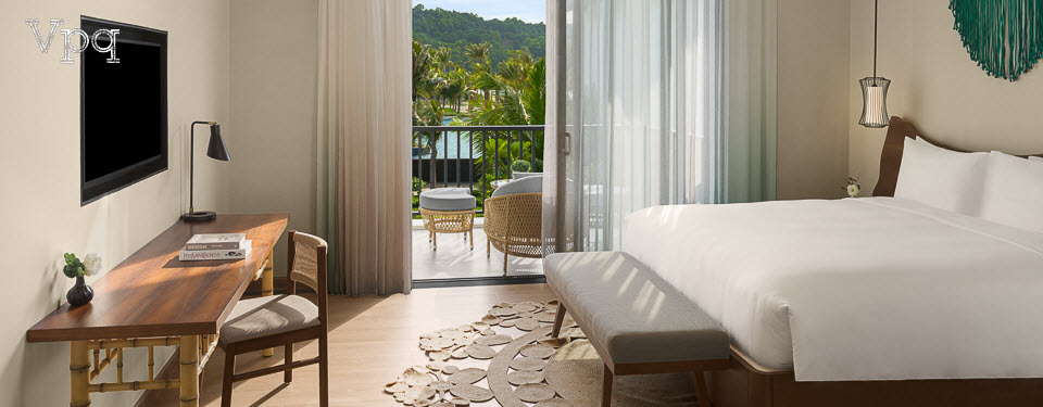 View từ phòng ngủ Premier Pool Villa