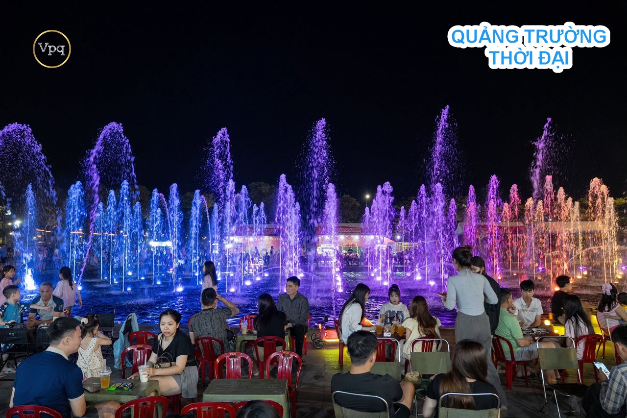Màn trình diễn nhạc nước ở Quảng trường Thời đại Hà Nam sở hữu quy mô công nghệ và hiệu ứng trình diễn hoành tráng hàng đầu khu vực