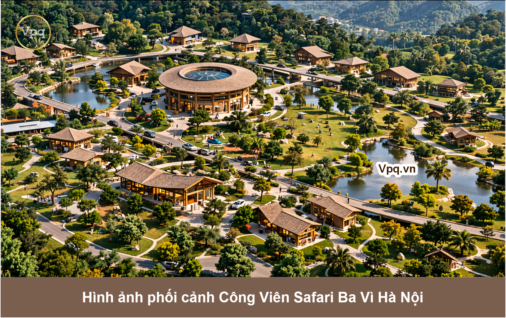 H&igrave;nh ảnh phối cảnh C&ocirc;ng vi&ecirc;n Safari Ba V&igrave;