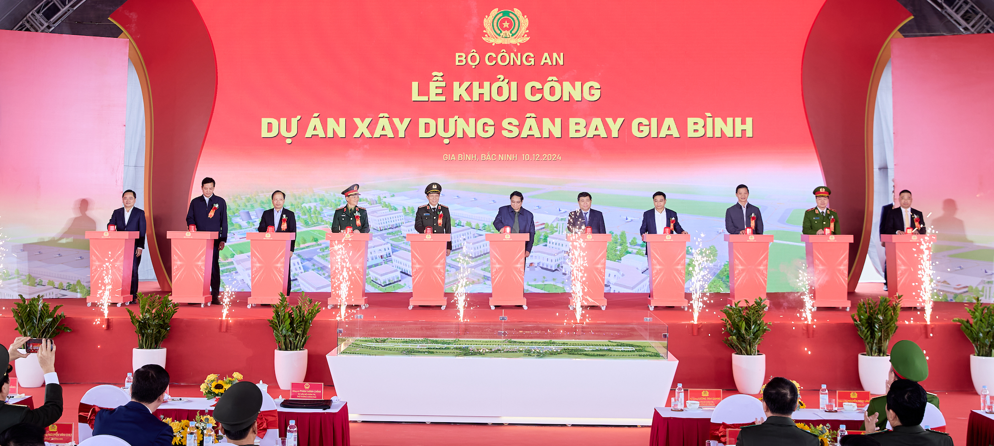 Lễ khởi c&ocirc;ng dự &aacute;n x&acirc;y dựng s&acirc;n bay Gia B&igrave;nh