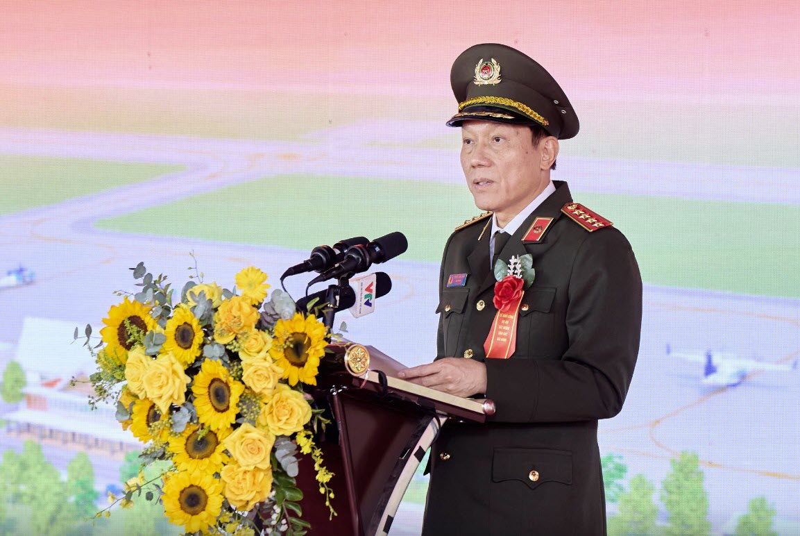 Bộ trưởng Lương Tam Quang ph&aacute;t biểu tại buổi lễ
