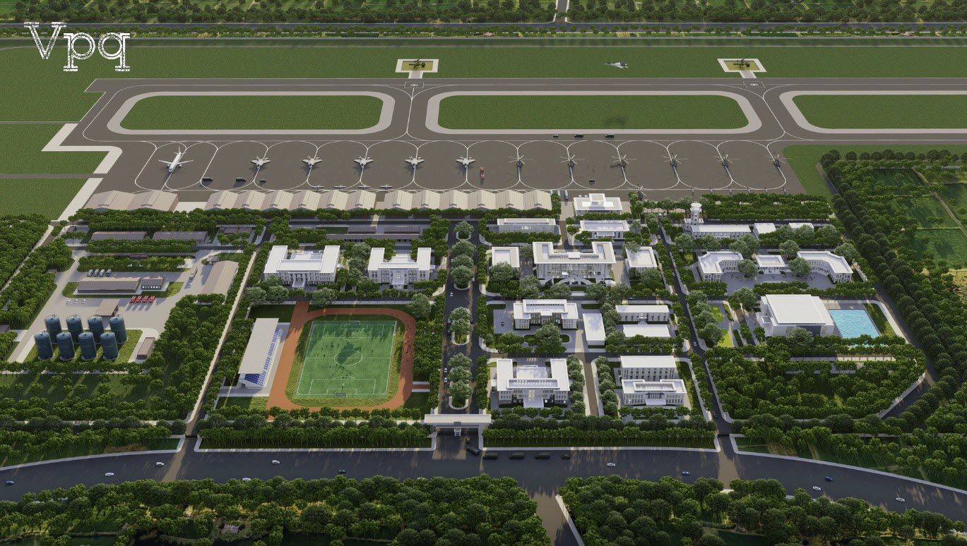 Minh họa phối cảnh nh&agrave; ga s&acirc;n bay Gia B&igrave;nh