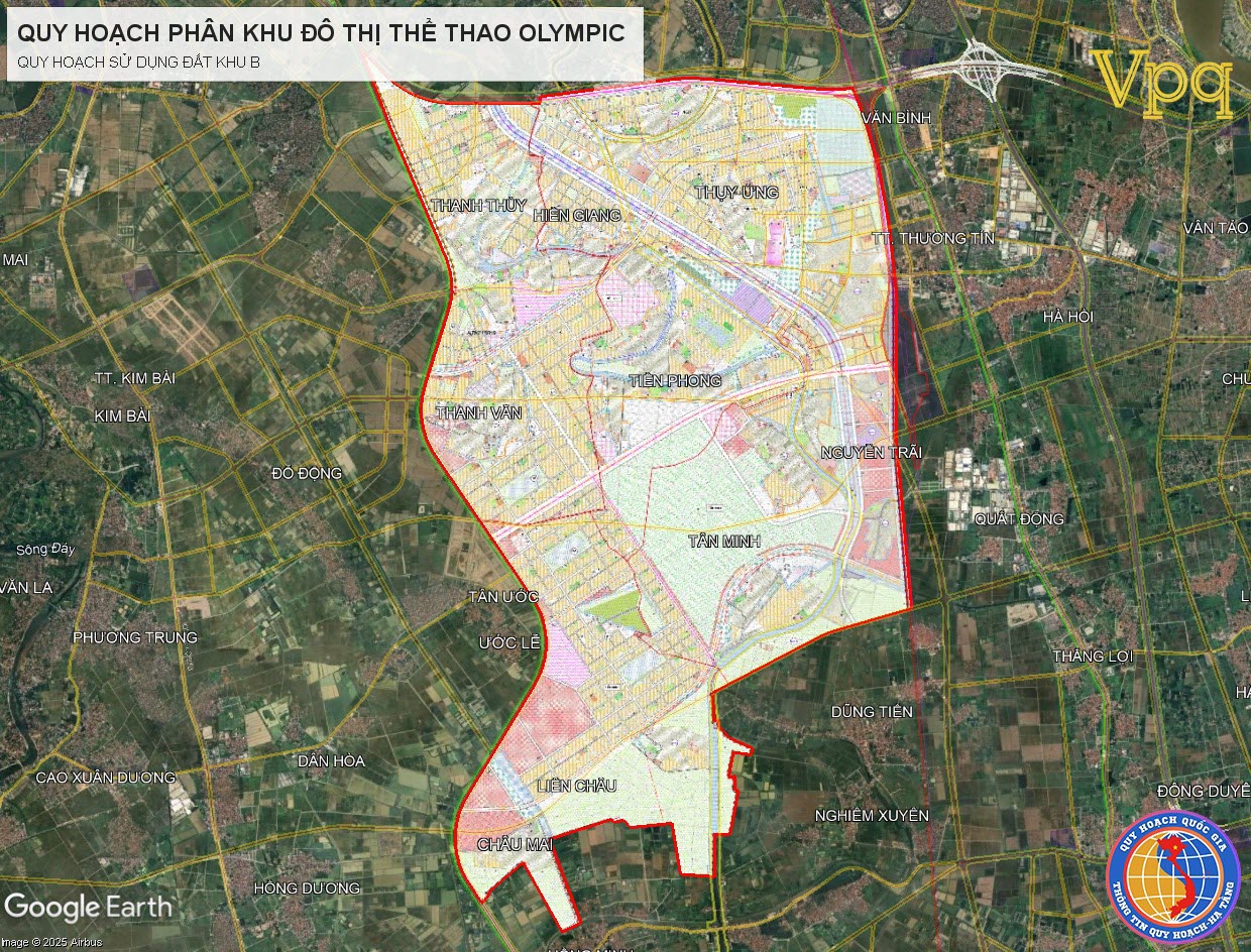 Quy hoạch ph&acirc;n khu đ&ocirc; thị thể thao Olympic