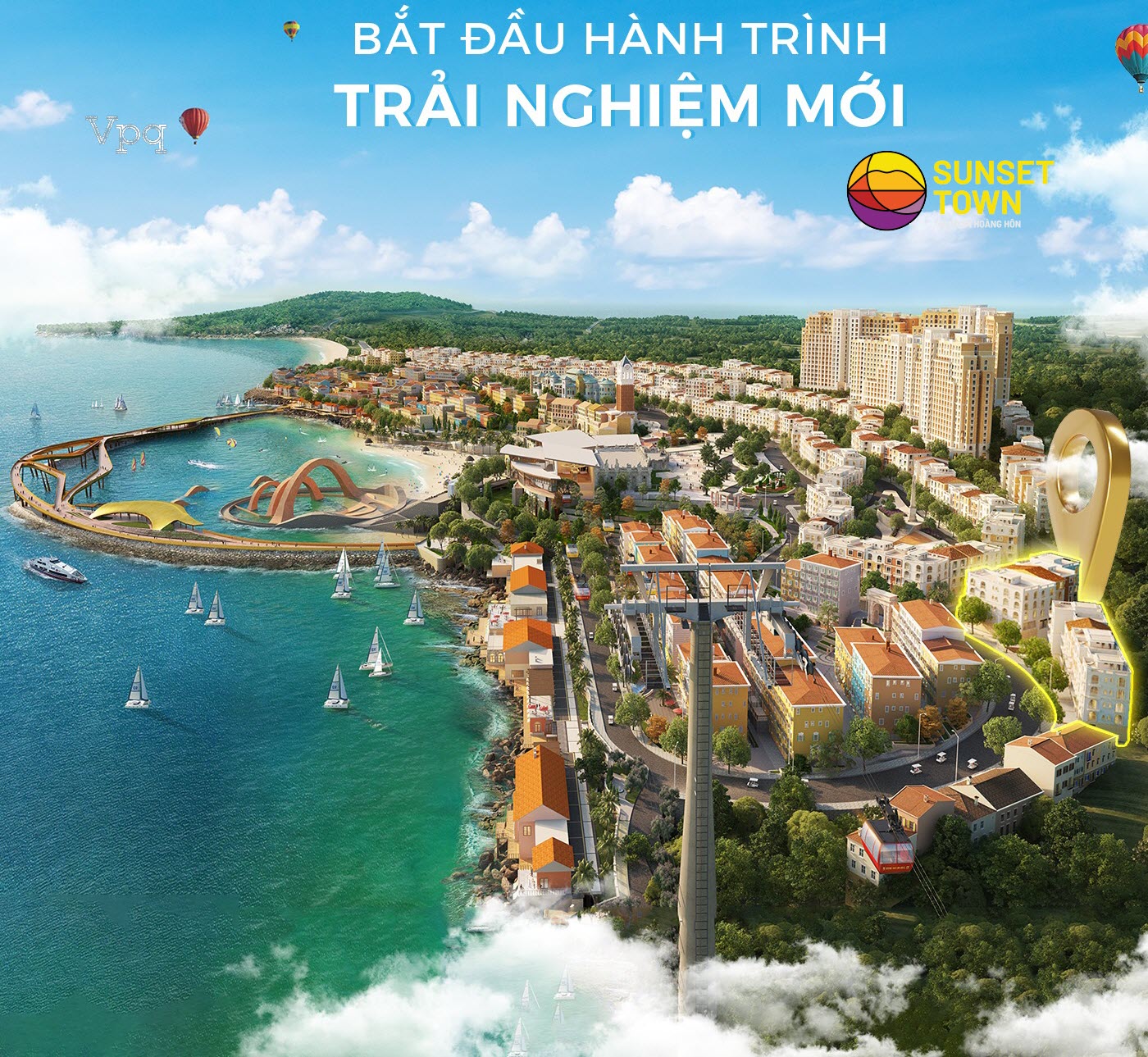 Khám phá trời Âu Sunset Town và trải nghiệm Cầu Hôn Kiss Bridge