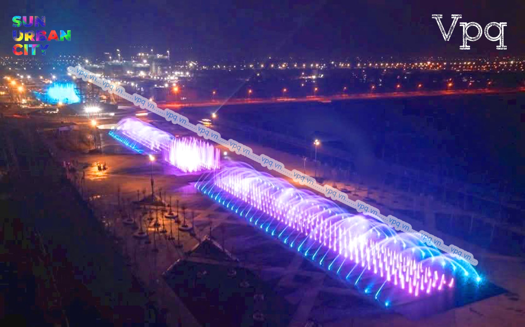 H&igrave;nh ảnh show nhạc nước tại đ&ocirc; thị Sun Urban City - th&agrave;nh phố Phủ L&yacute;, H&agrave; Nam